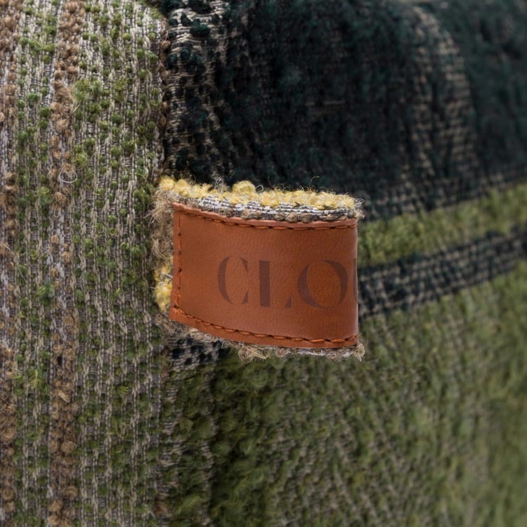 CLOUD7 - 寵物床 Cube - 綠色格子呢