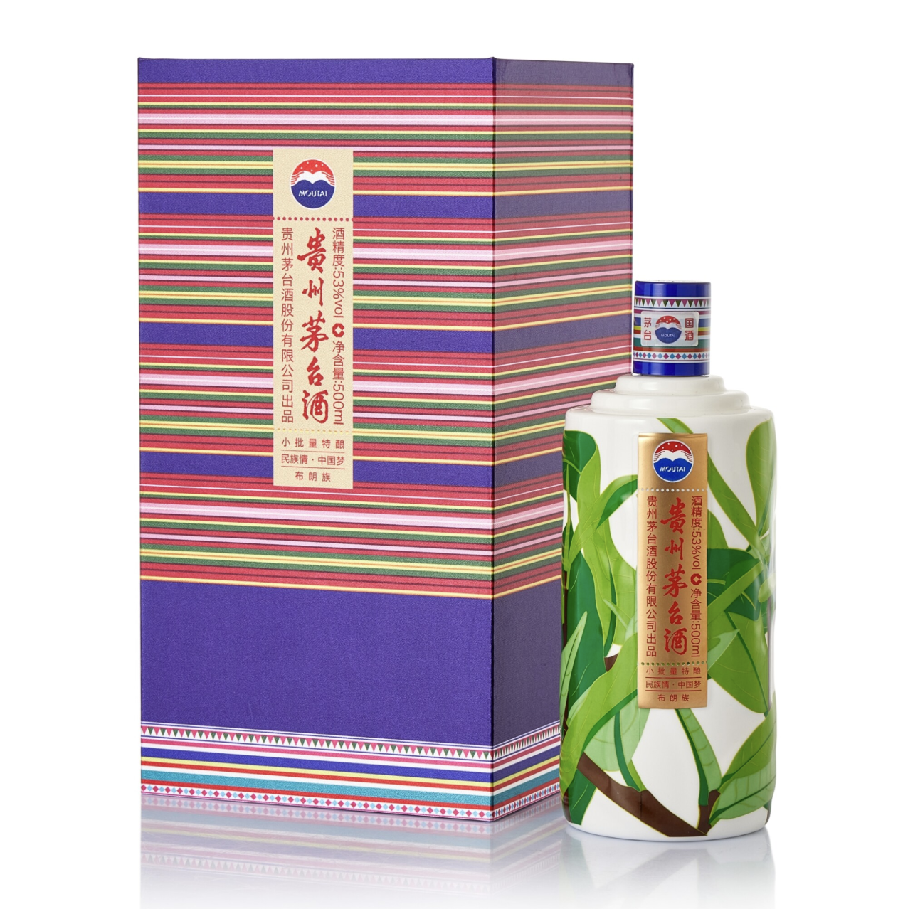 Kweichow Moutai 貴州茅台酒 五十六個民族紀念酒 - 布朗族(2017)(1BT50)