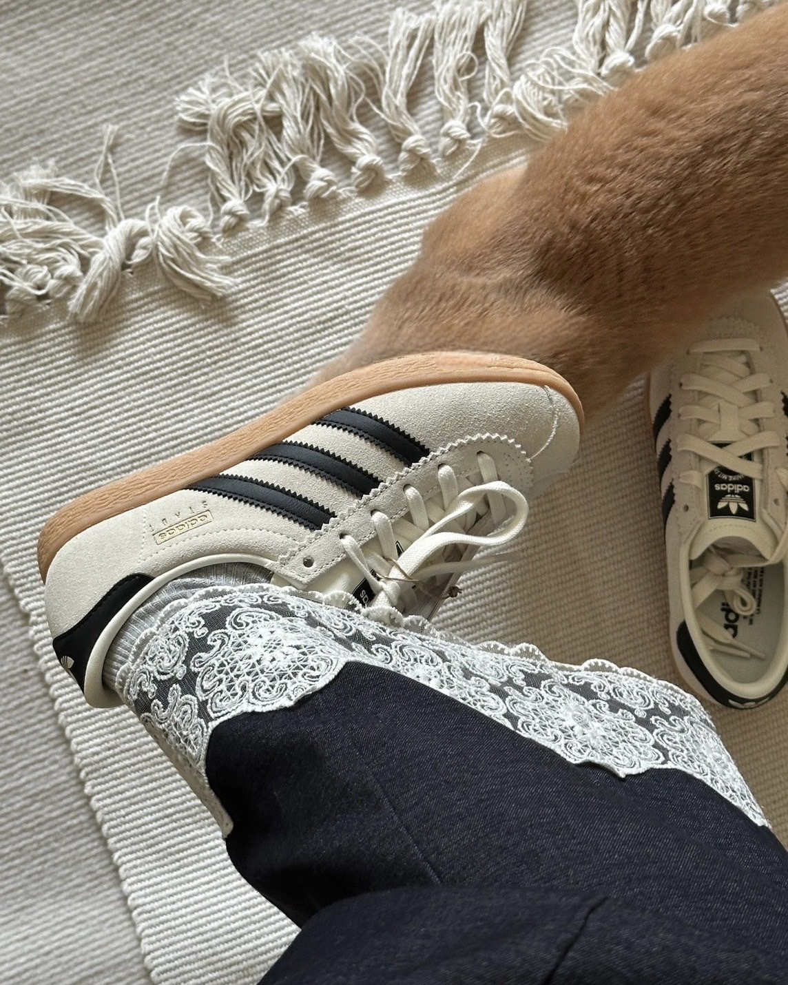 Adidas Originals Stadt 焦糖底 麂皮 奶油芝麻 米灰