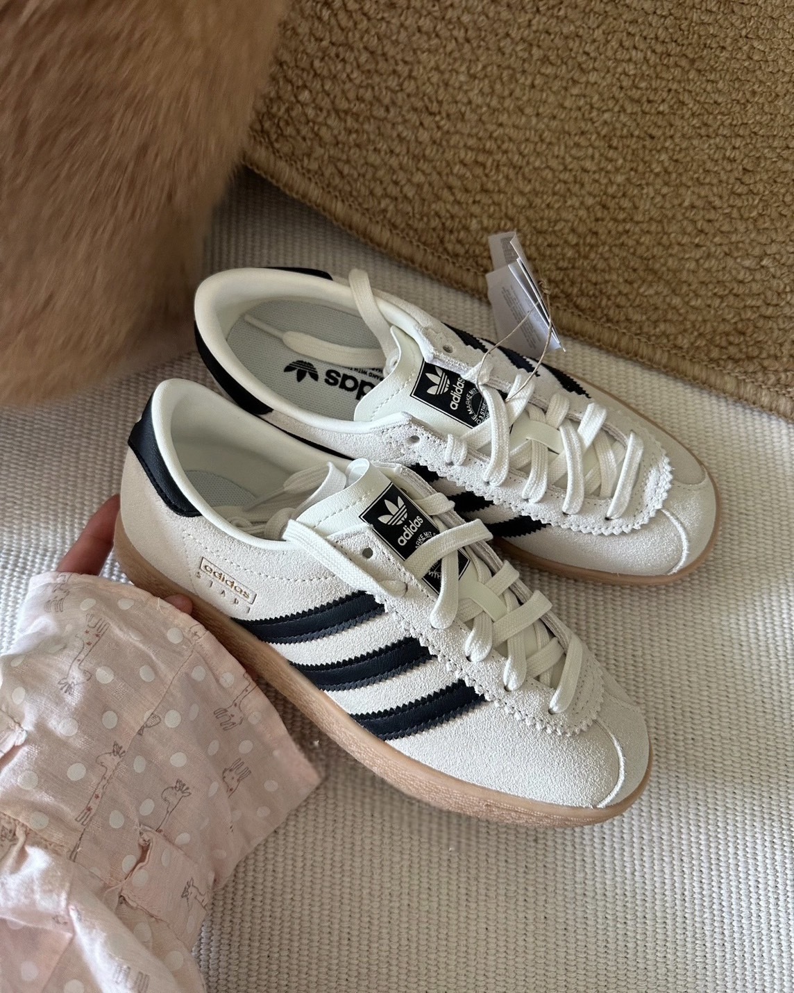 Adidas Originals Stadt 焦糖底 麂皮 奶油芝麻 米灰