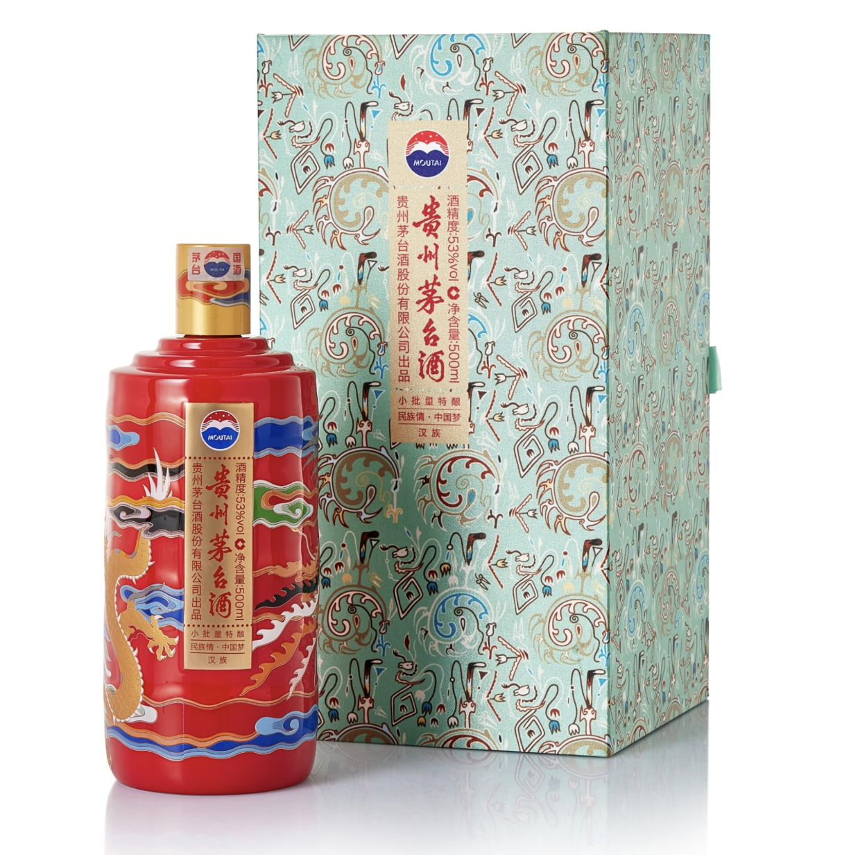 Kweichow Moutai 貴州茅台酒 五十六個民族紀念酒 - 漢族(2017)(1BT50)