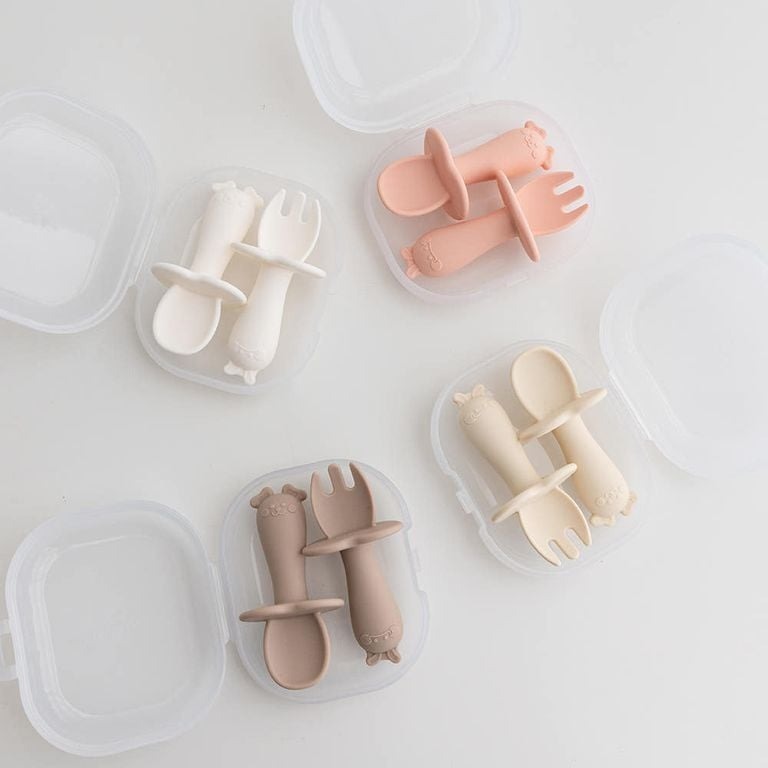 UBMOM 鉑金矽膠叉匙套裝 (連收納盒)