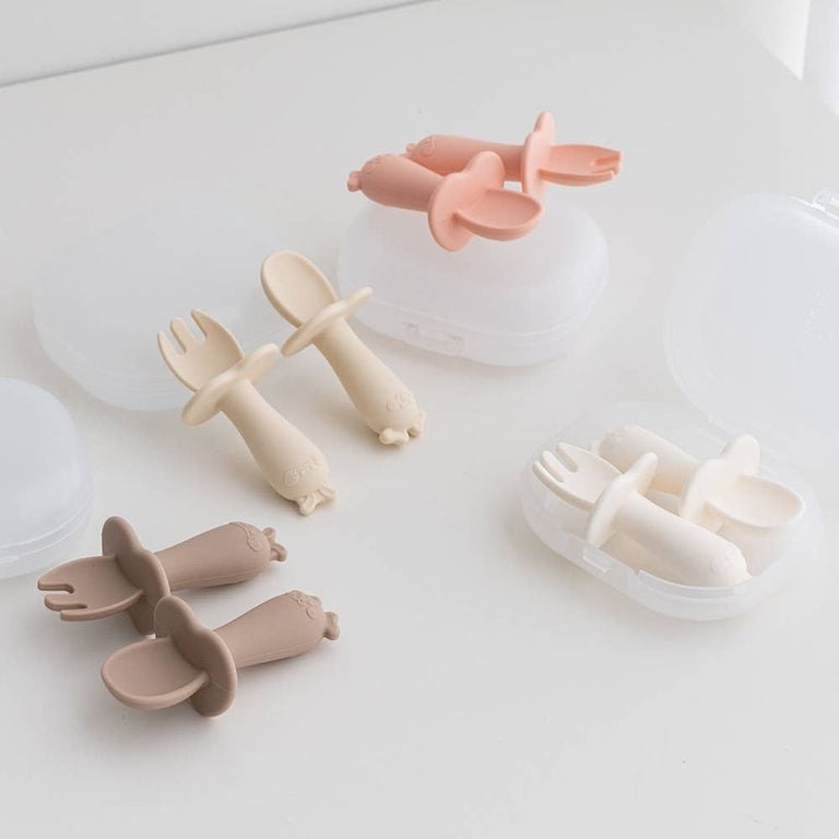 UBMOM 鉑金矽膠叉匙套裝 (連收納盒)