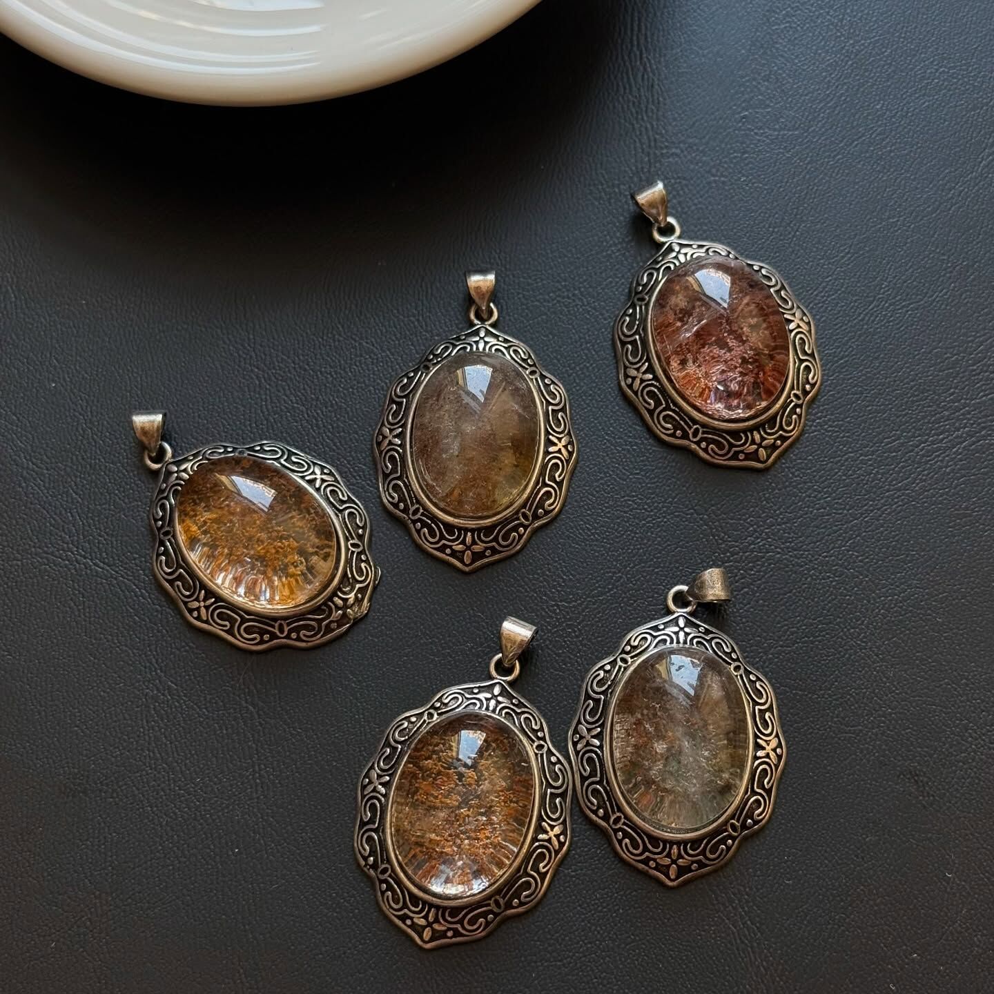 [原石] 幽靈水晶 項鏈吊墜 水晶項鍊