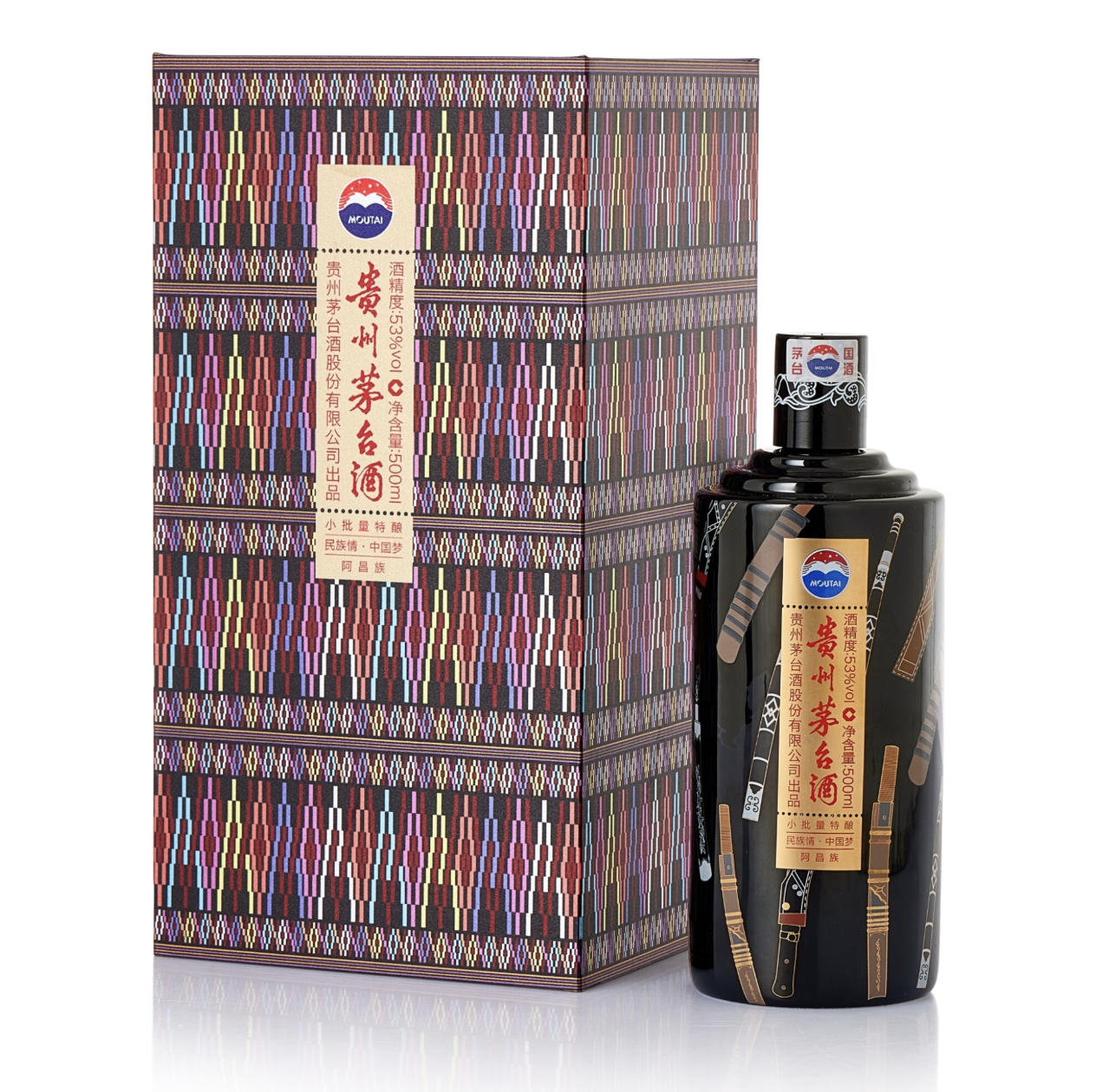 Kweichow Moutai 貴州茅台酒 五十六個民族紀念酒 - 阿昌族(2017)(1BT50)