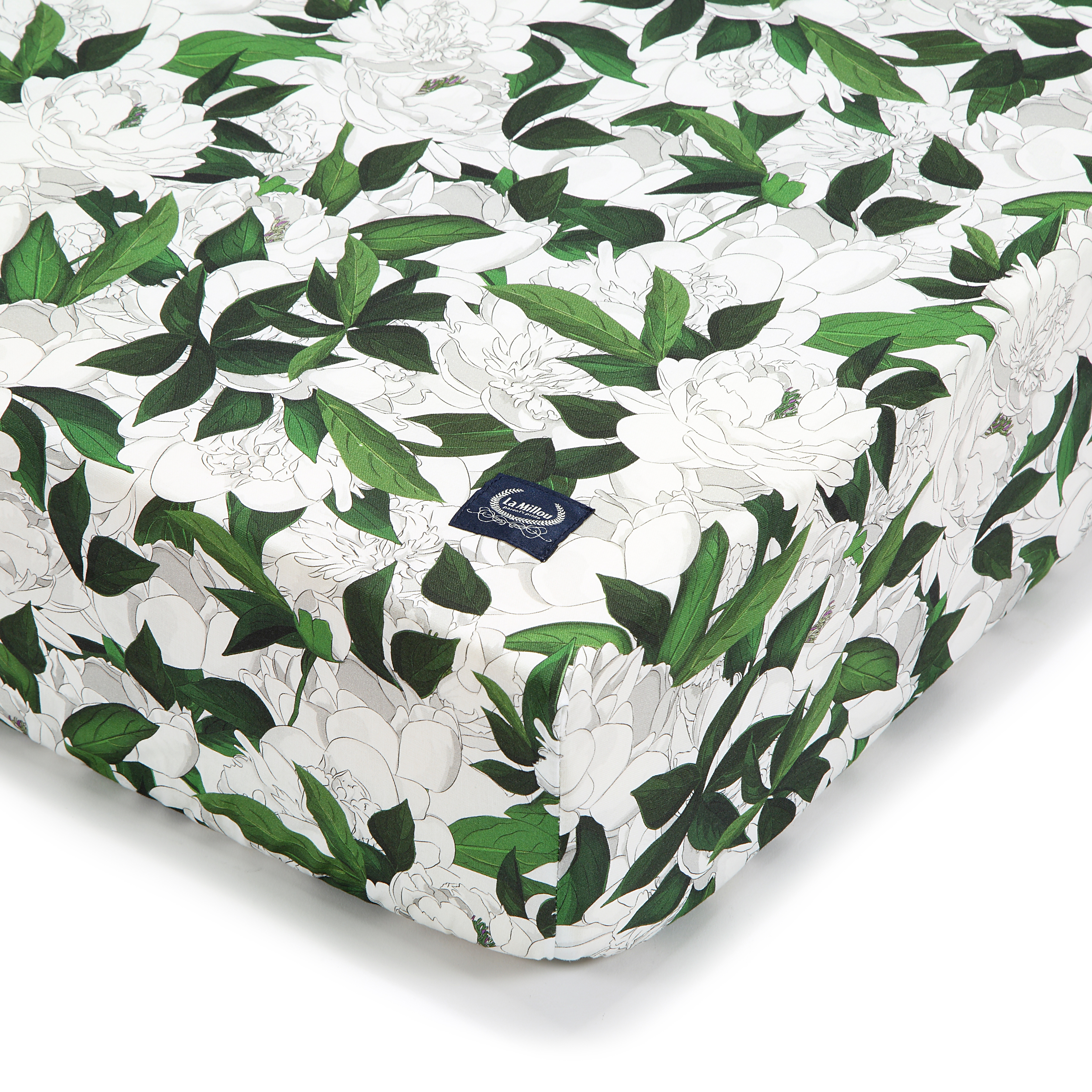 La Millou波蘭 拉米洛北歐風嬰兒床單(70x140cm)｜格格牡丹花