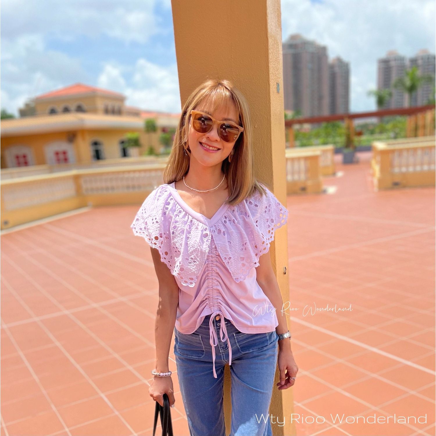 W060301 自家減齡勾花衫