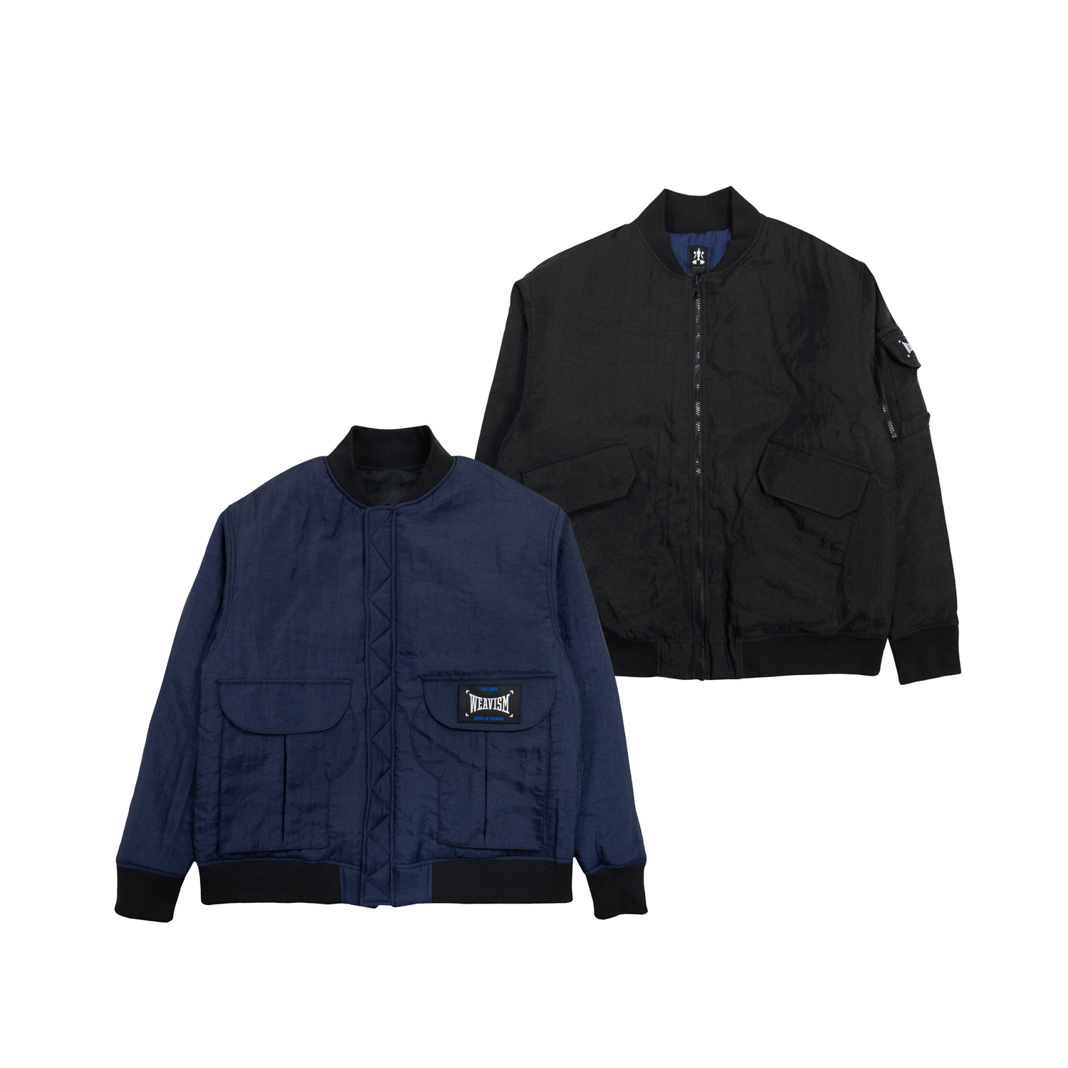 拳魂雙面鋪棉棒球外套