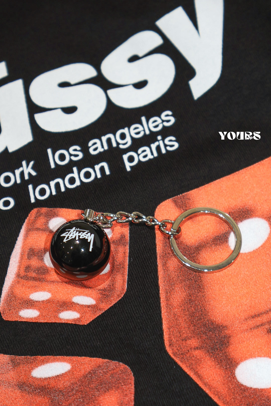 Stussy 8 Ball 八號球 鑰匙圈