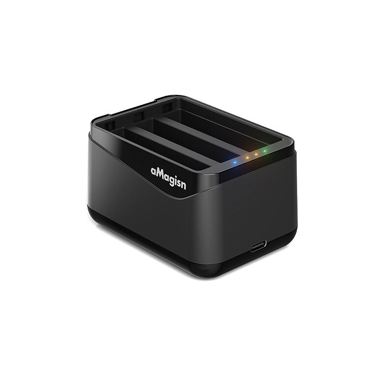 aMagisn Insta360 X5 三電池座充 可收納記憶卡