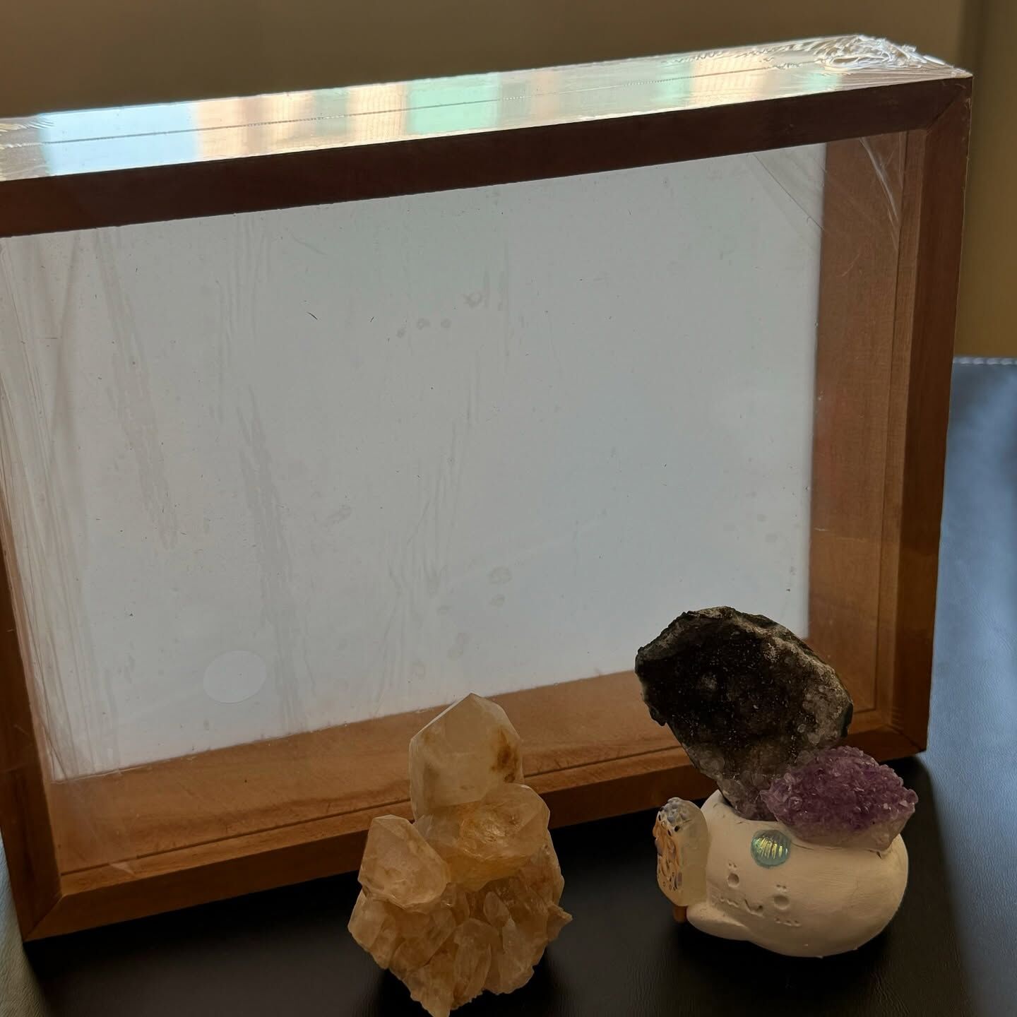 [原石] 微景觀擺件 景觀盒 DIY材料包組 可放水晶原礦