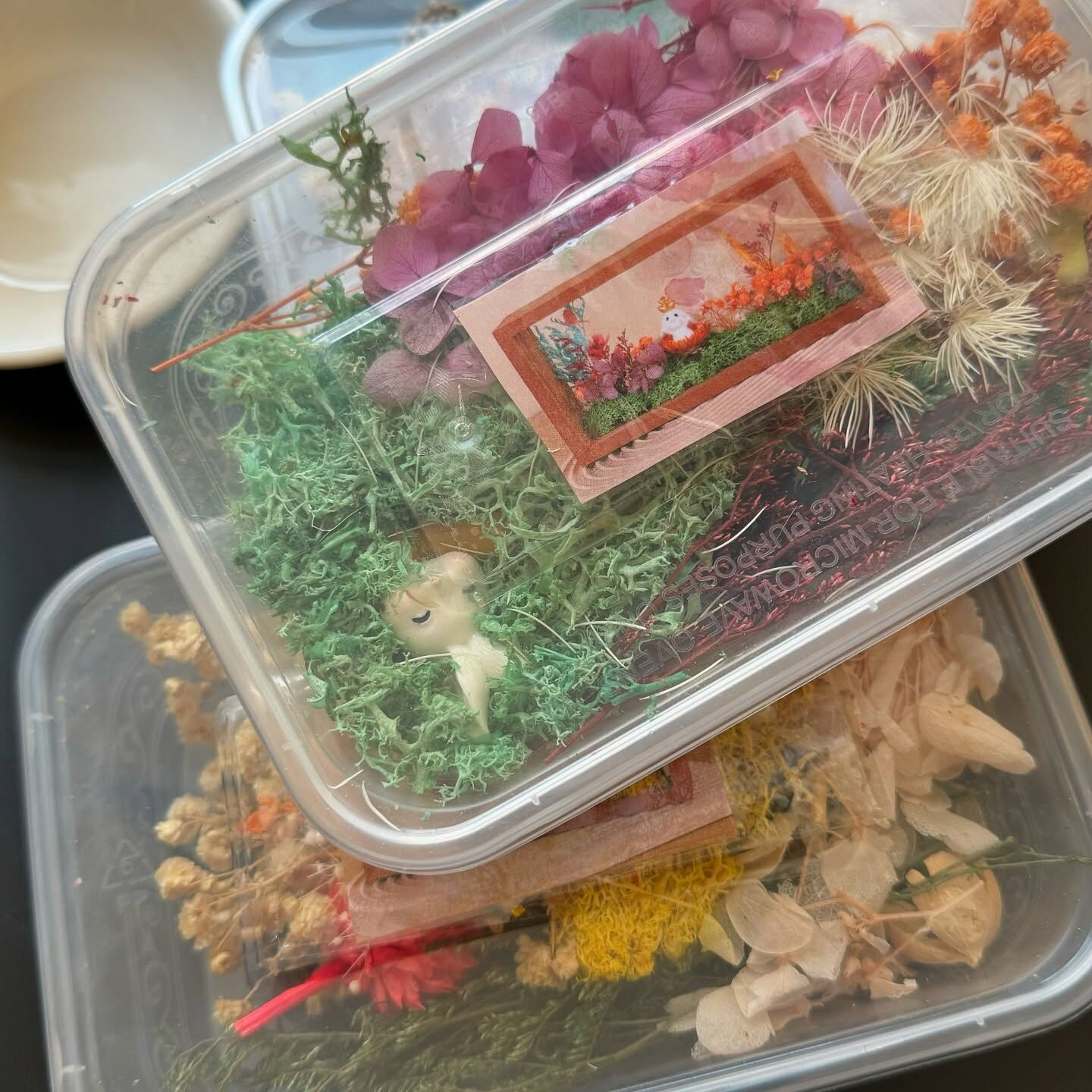 [原石] 微景觀擺件 景觀盒 DIY材料包組 可放水晶原礦