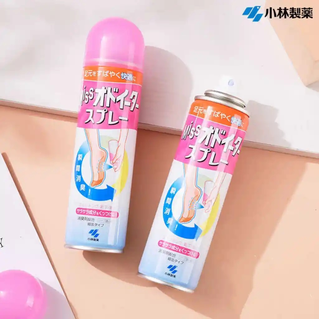 (4167) 小林製藥 足部 乾爽 消臭噴霧 150ml x 2支