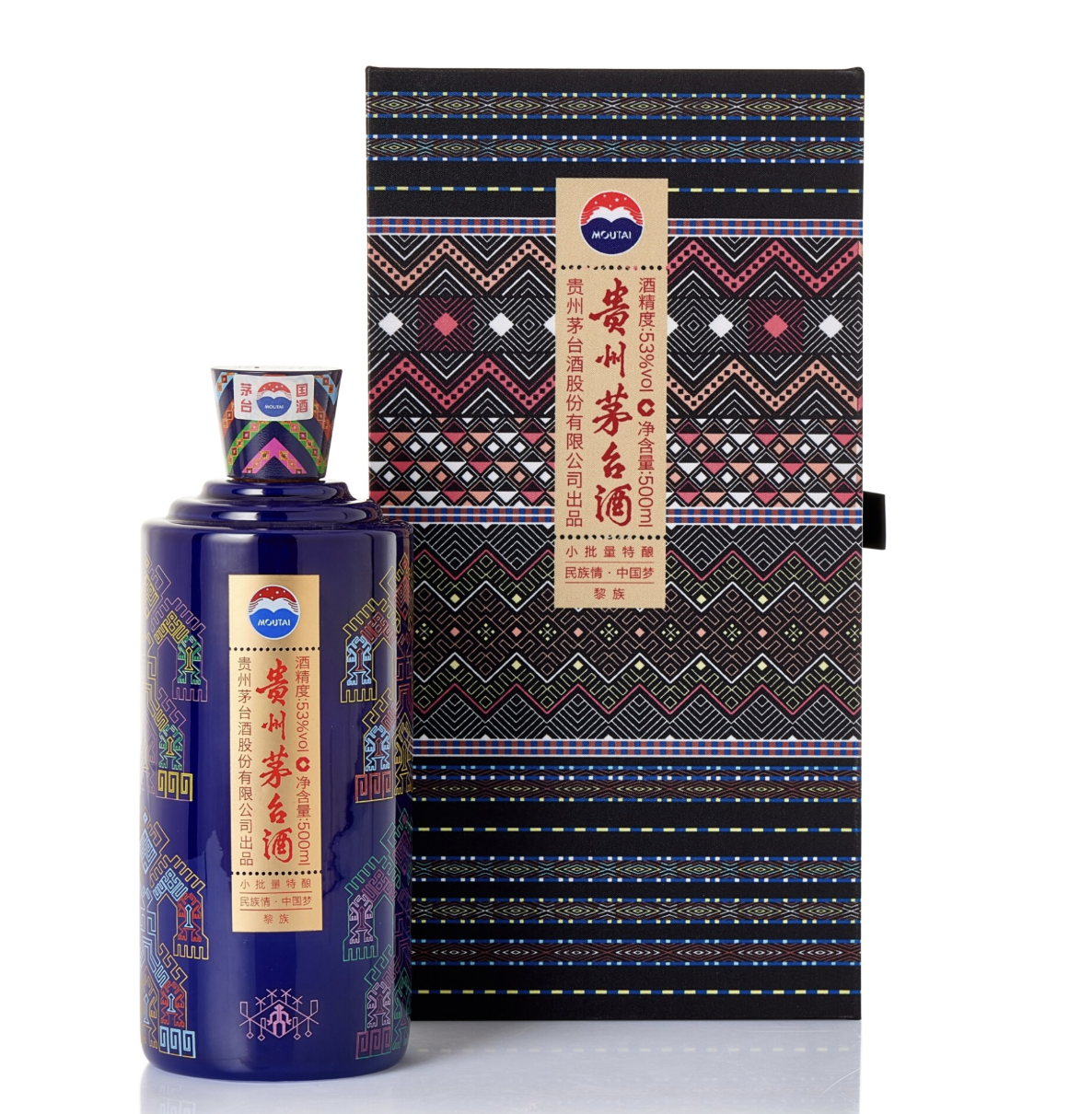 Kweichow Moutai 貴州茅台酒 五十六個民族紀念酒 - 黎族(2017)(1BT50)