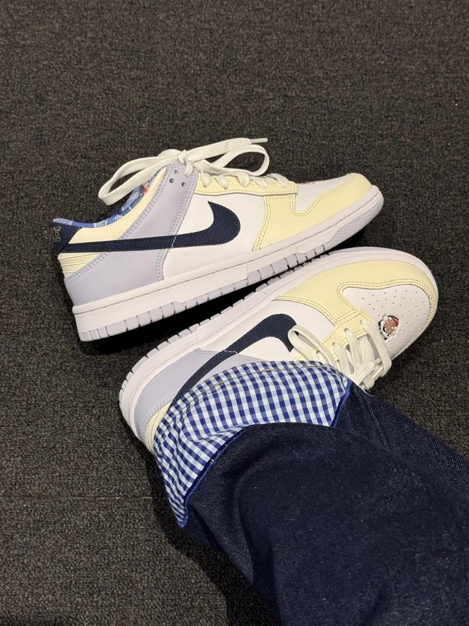 NIKE DUNK GS JUST DO IT 奶油霧霾藍 灰藍 拼接 大童鞋 IH7343-141 / 調貨