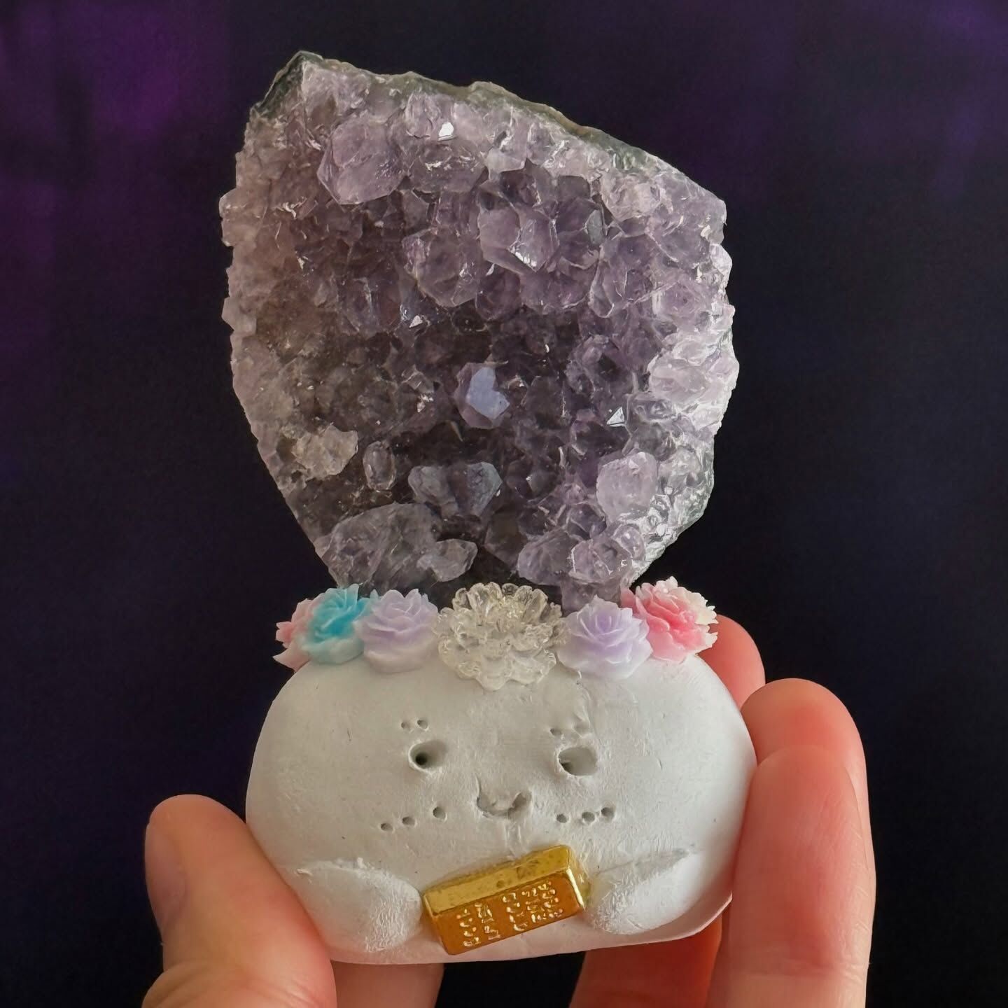 [原石] 紫水晶簇 小晶靈