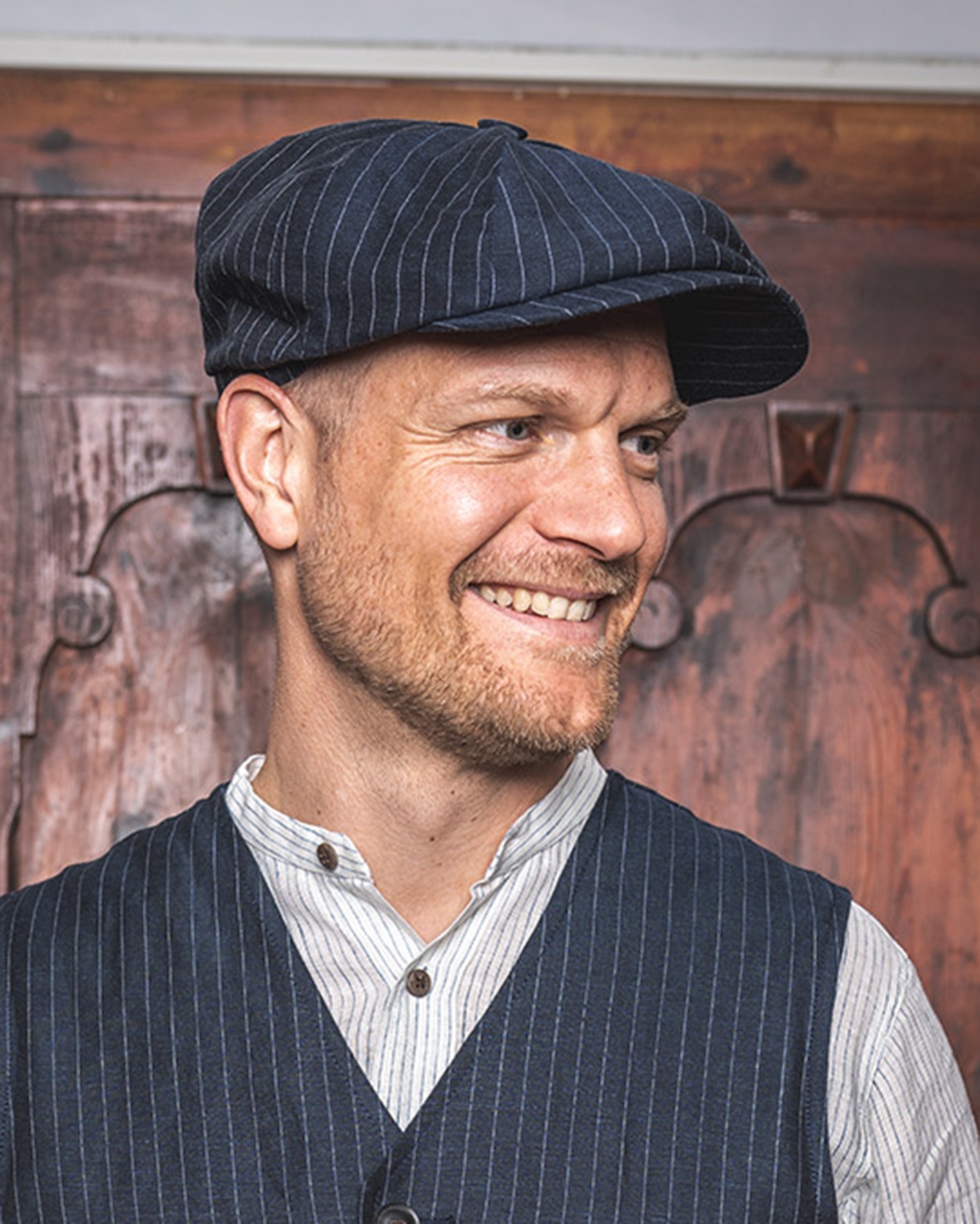 PIKE BROTHERS - 1928 NEWSBOY CAP / CHICAGO BLUE