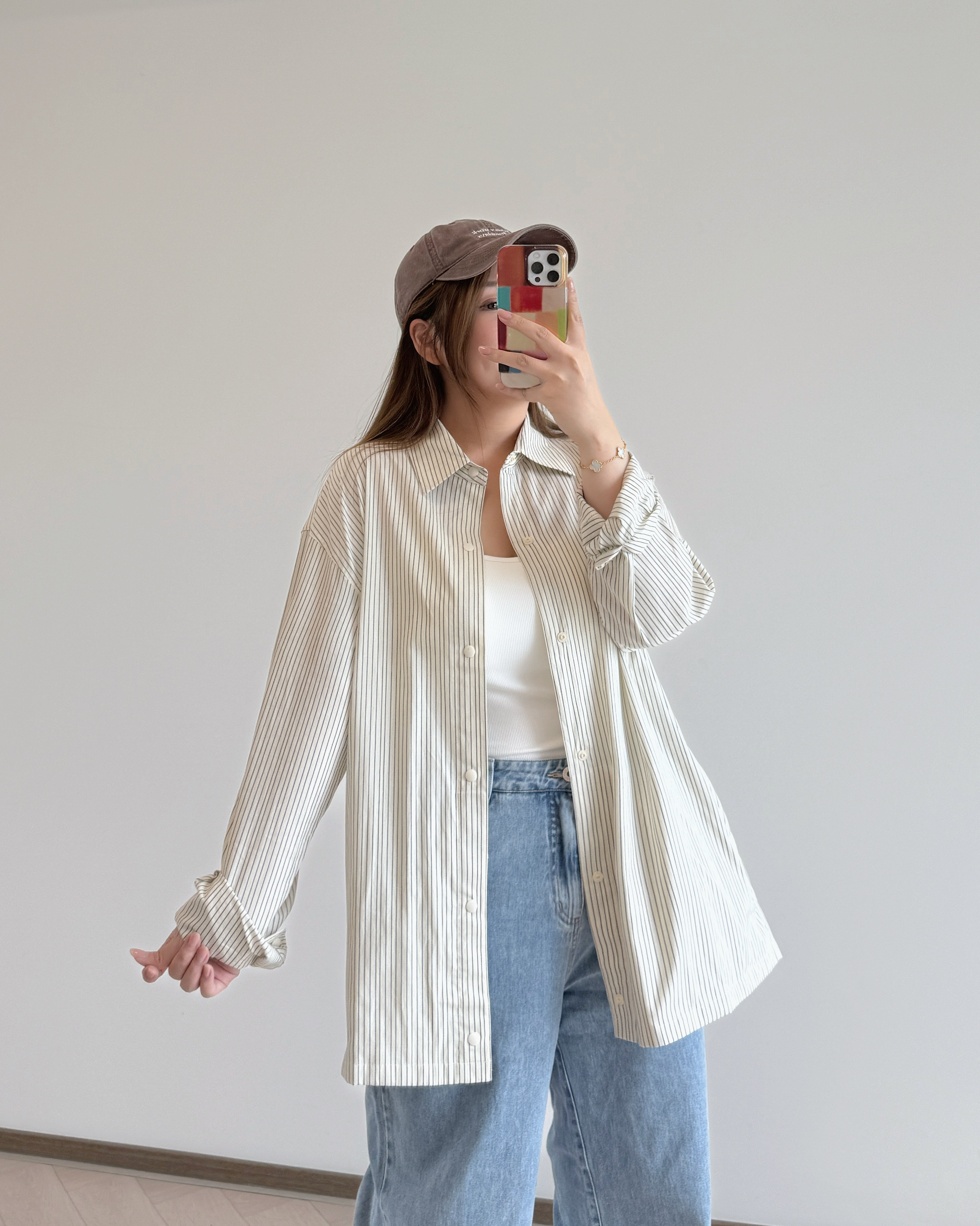 現貨  7230 男裝直間襯衫-兩邊有衫袋