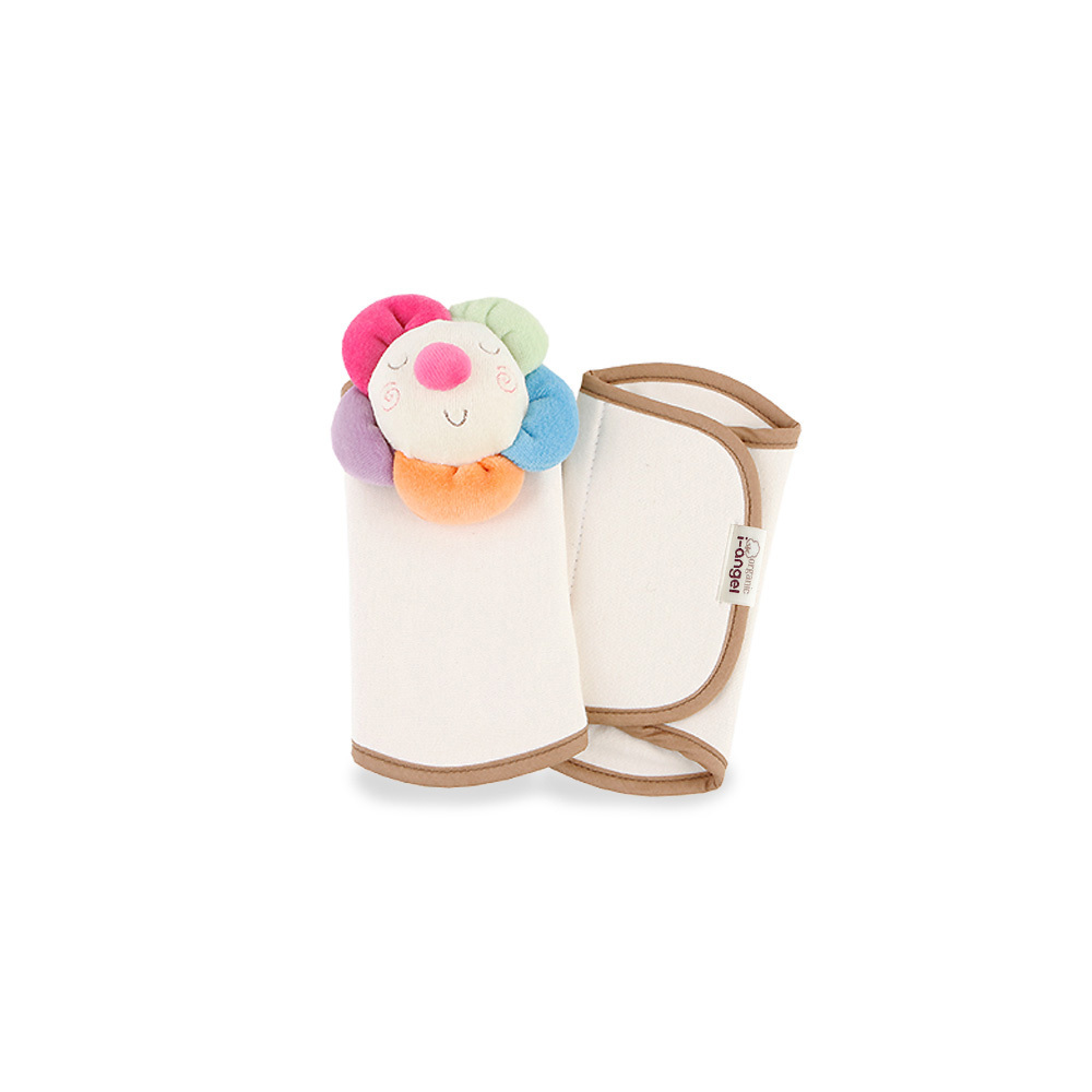 I-angel ORGANIC MELODY FLOWER Shoulder Teething Pad