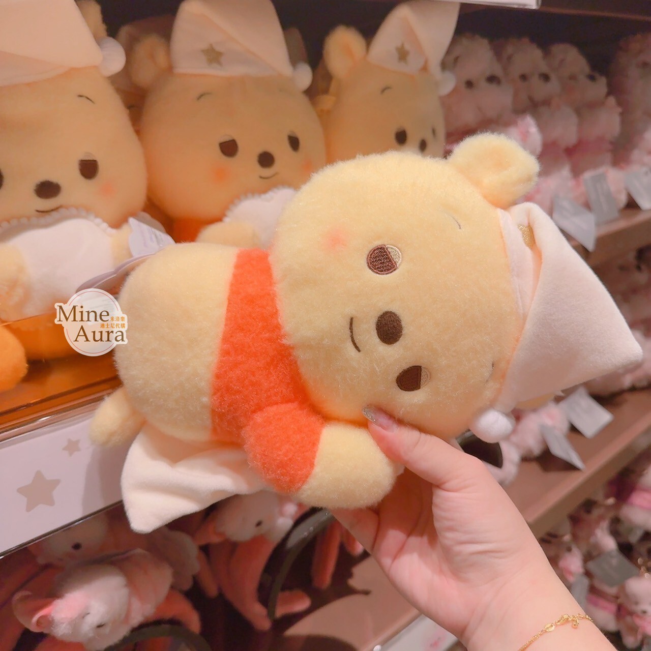 Dreamy Afternoon 系列 小熊維尼 Winnie the Pooh 趴姿 趴趴 娃娃 玩偶 -香港迪士尼樂園