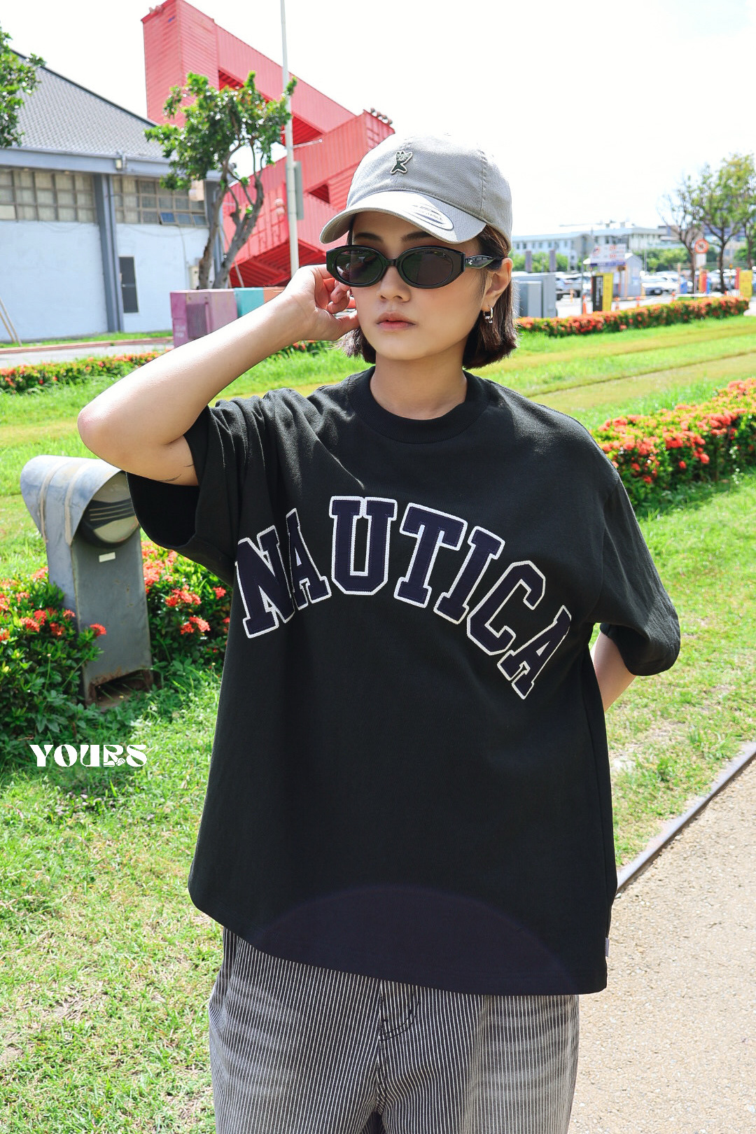 日版 Nautica 刺繡Logo英字上衣（4colors）