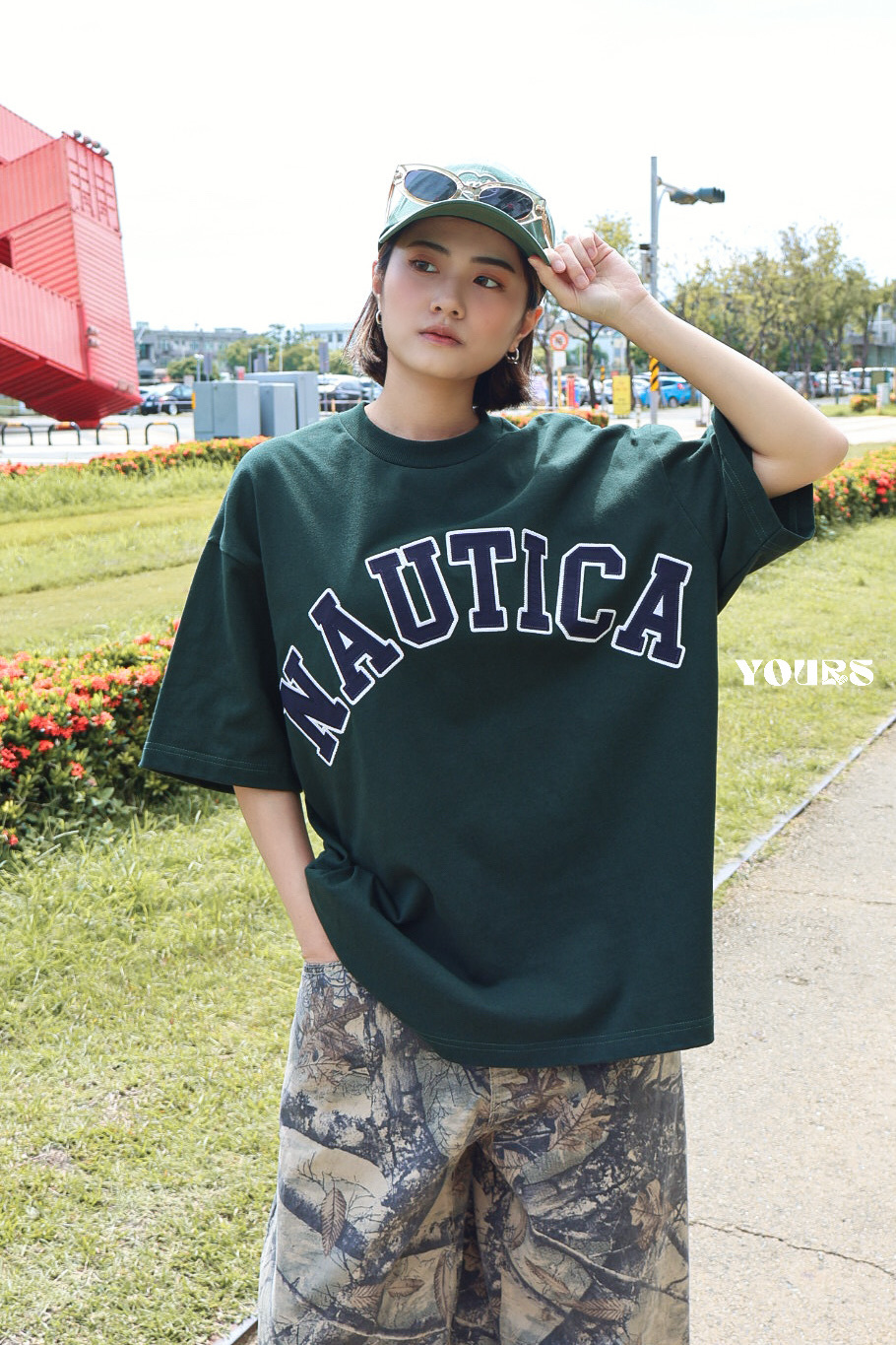 日版 Nautica 刺繡Logo英字上衣（4colors）