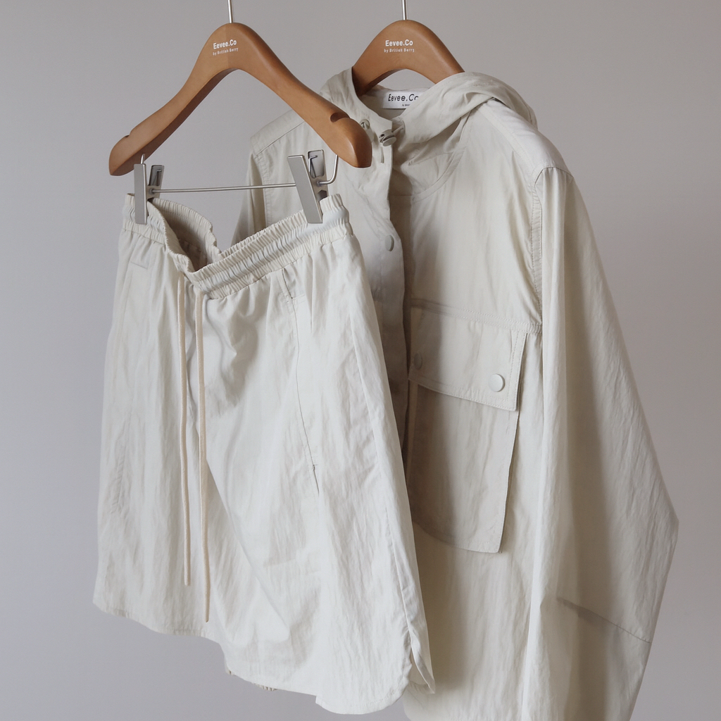 現貨 7247 韓系運動風外套短裙套裝