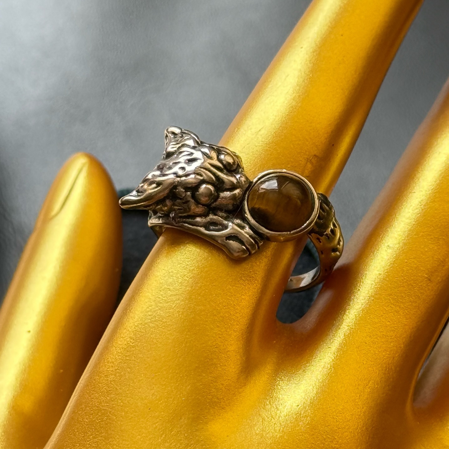 [原石] 虎眼石 男戒