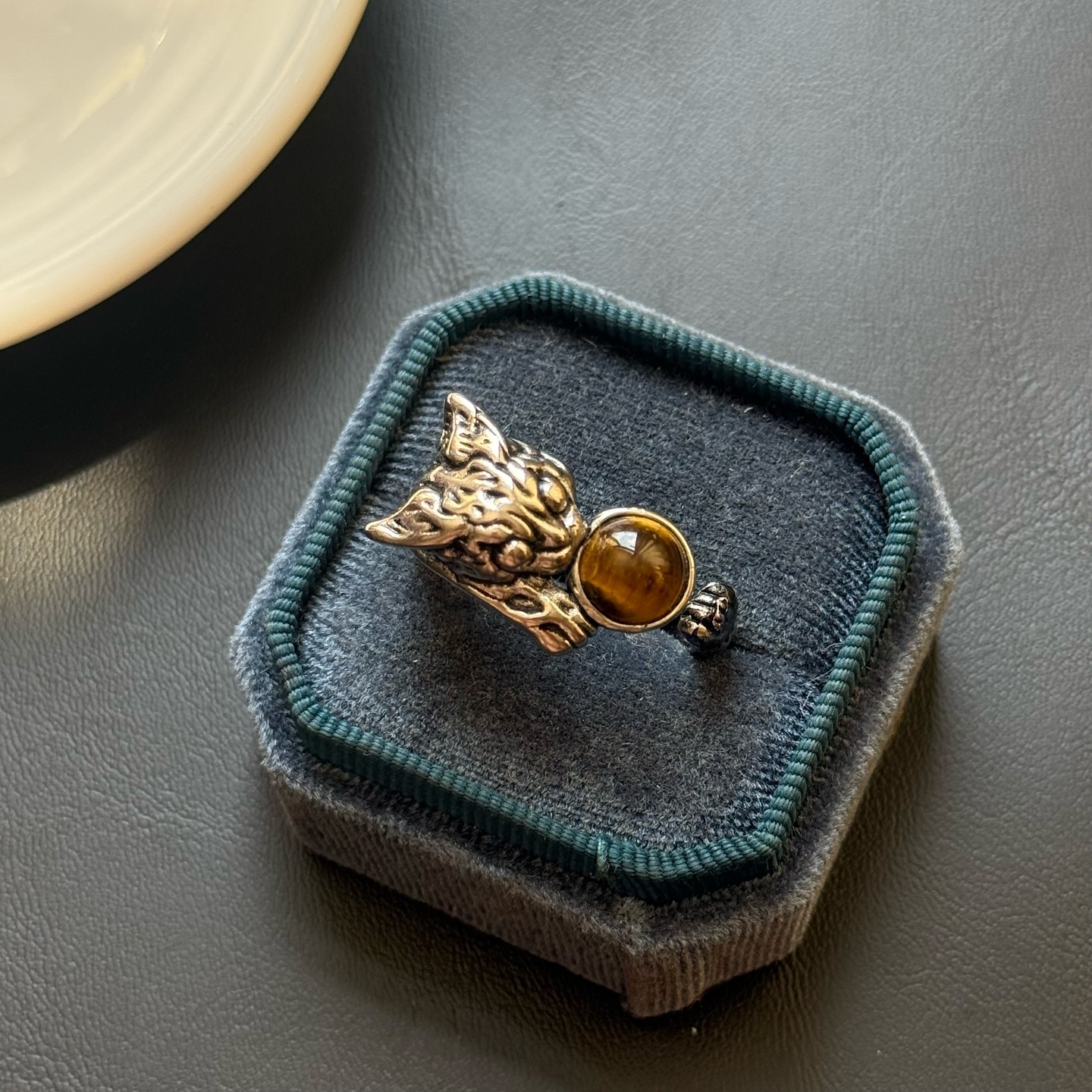 [原石] 虎眼石 男戒