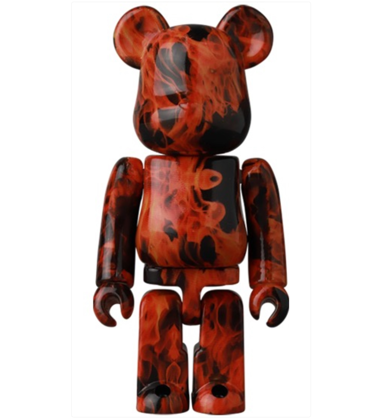 BEARBRICK 100% SERIES 44 PATTERN Fire