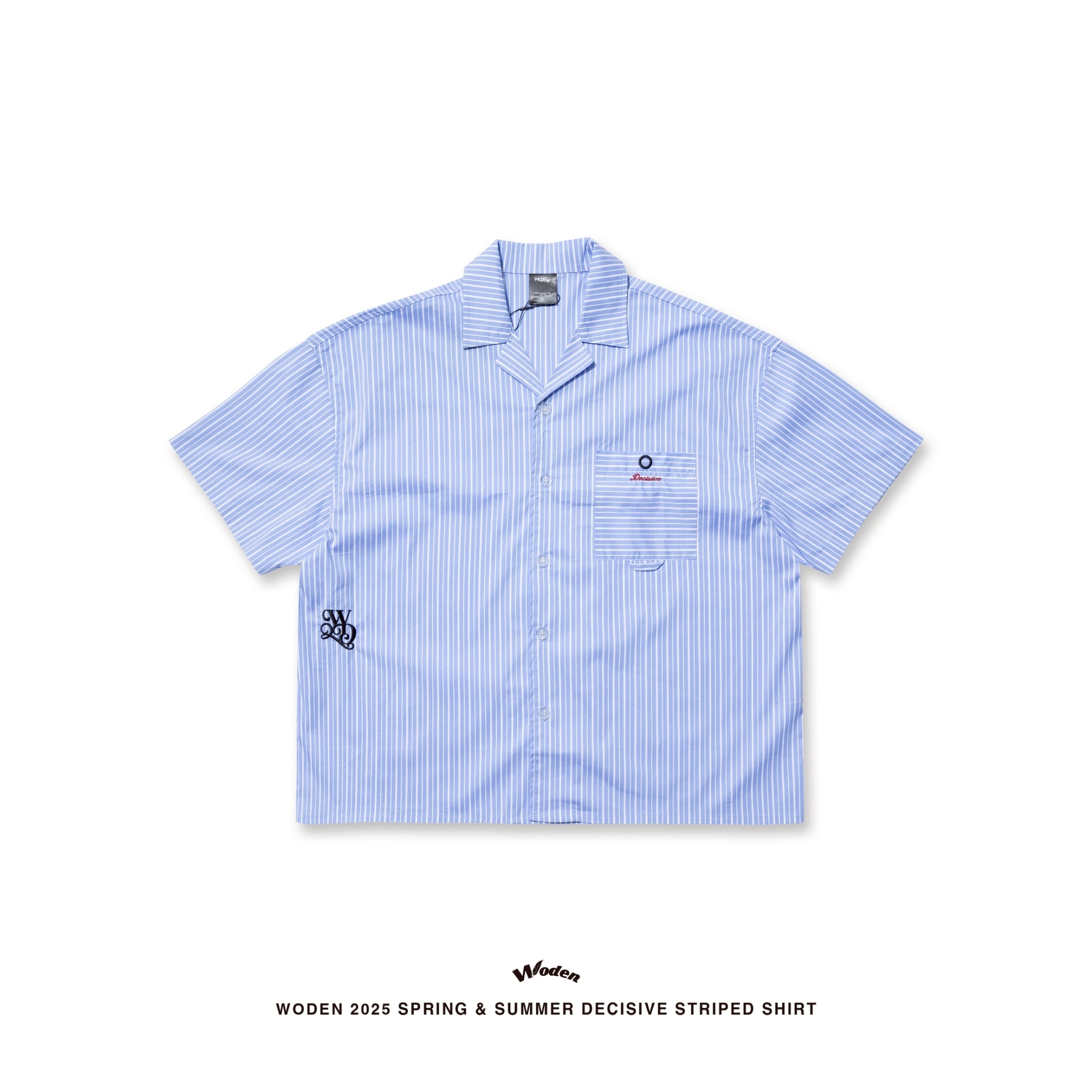 WODEN 2025 Spring & Summer 062 Decisive Striped Shirt