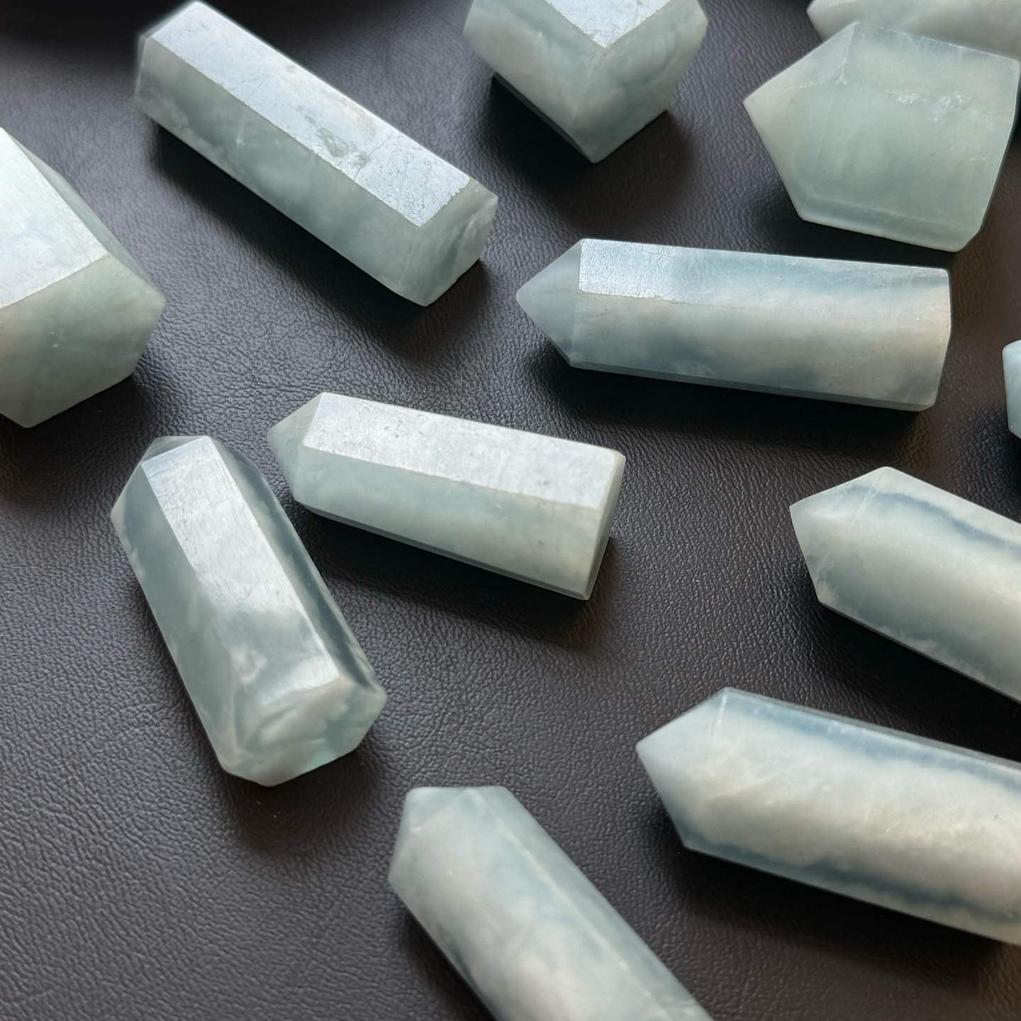 [原石] 海藍寶 水晶小柱