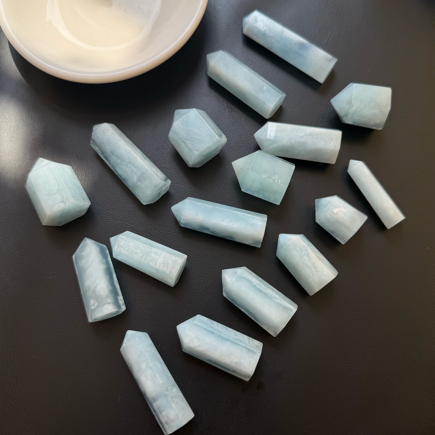 [原石] 海藍寶 水晶小柱