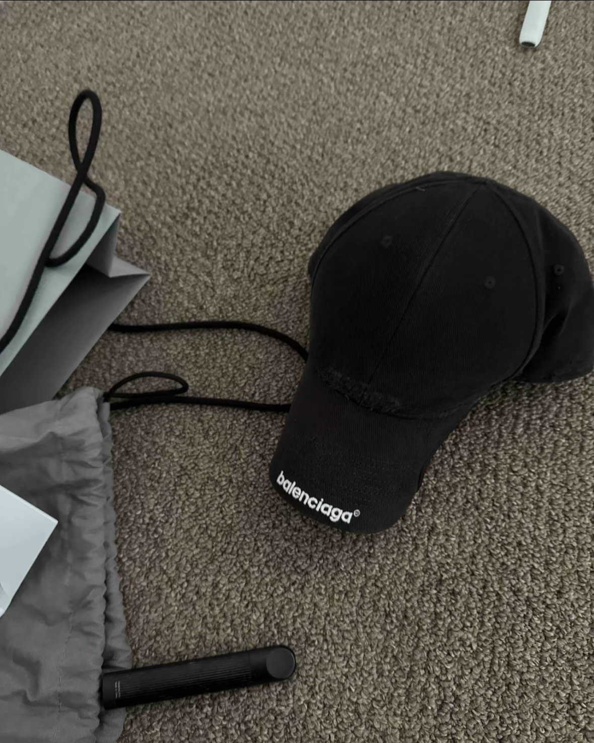 Balenciaga 巴黎世家 缺口 刷破 帽子 老帽