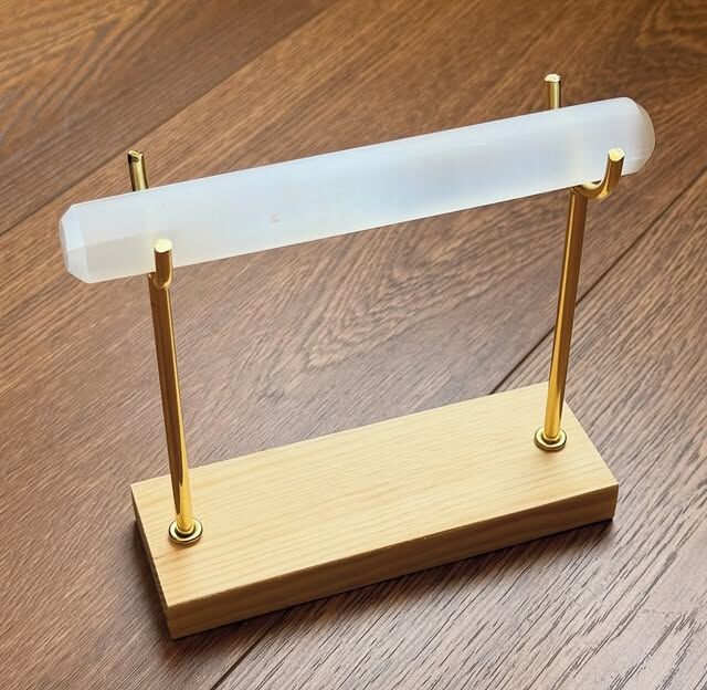 [原石] 透石膏 手串淨化架