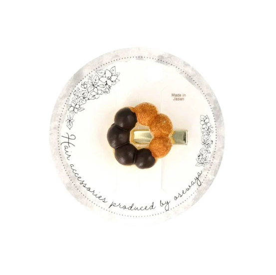 甜甜圈迷你髮夾