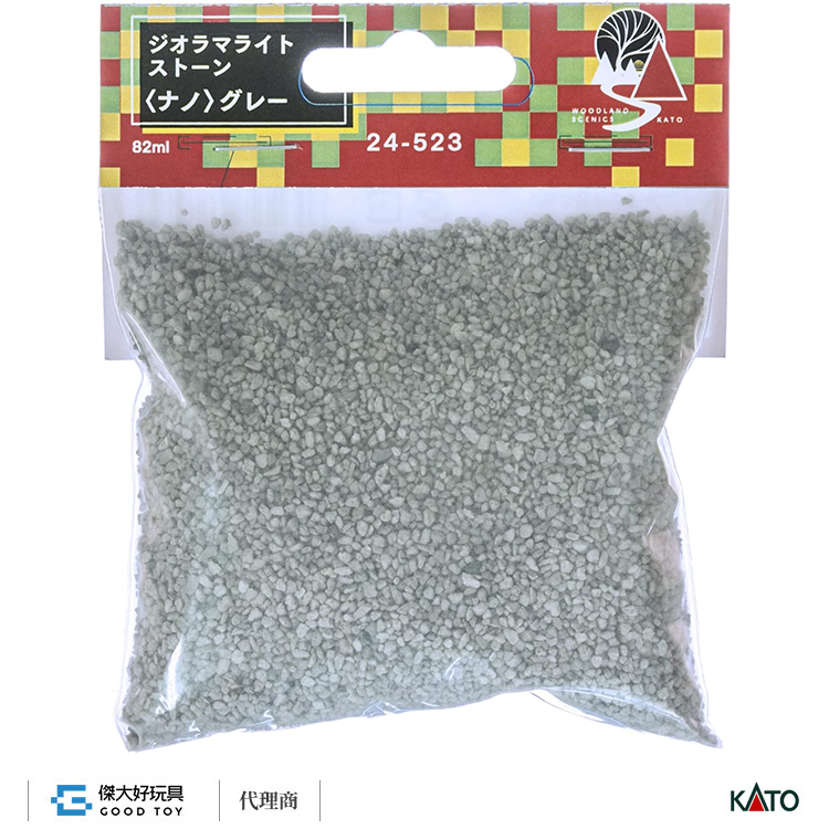 KATO 24-523 場景素材 石礫(細) 灰色