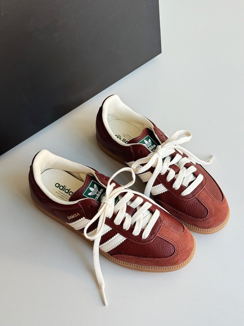 ADIDAS SAMBA OG 焦糖棕 橘棕 復古綠 綠標 焦糖底 荔枝皮 仿皮革 麂皮 男女鞋 JR0892 / 預購