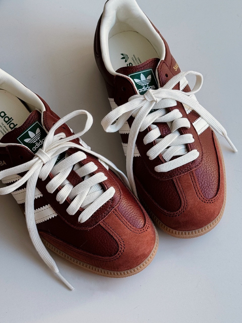 ADIDAS SAMBA OG 焦糖棕 橘棕 復古綠 綠標 焦糖底 荔枝皮 仿皮革 麂皮 男女鞋 JR0892 / 預購