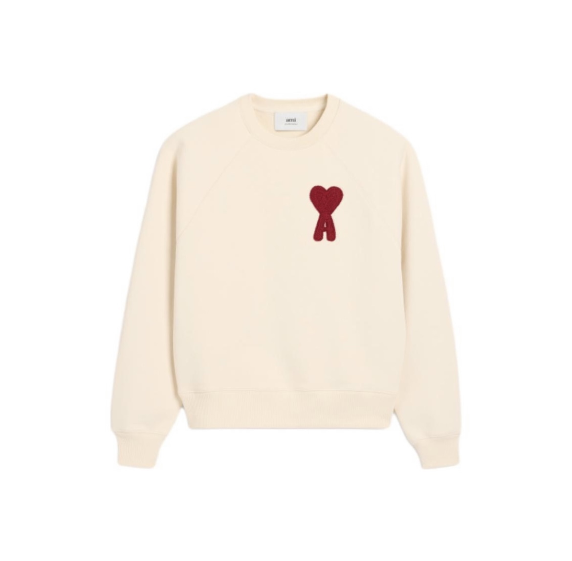 AMl 2025 棉質編織愛心大學T (3色)