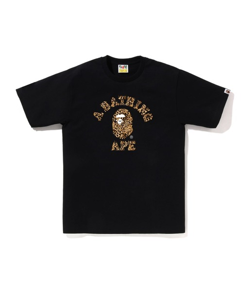 2025AW A BATHING APE BAPE WILD LEOPARD PATTERN COLLEGE TEE 豹紋 迷彩 短袖 短T 2色 現貨 1L80110039