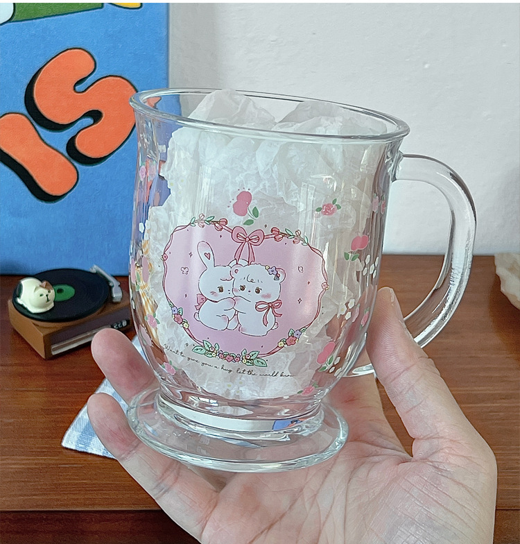 甜心少女感玻璃馬克杯