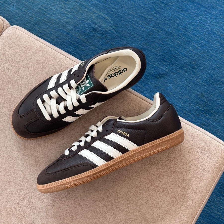 ADIDAS SAMBA OG 黑巧克力 黑棕 復古綠 綠標 焦糖底 荔枝皮 仿皮革 麂皮 男女鞋 JR0891 / 預購