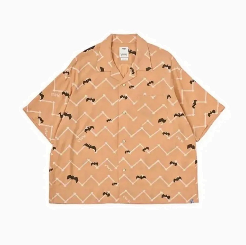 LAST PCS: VISVIM COPA SHIRT S/S BATS - PINK SIZE 4 PRE ORDER ITEM (預訂中)