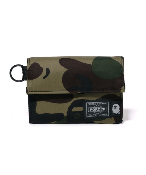 2025AW A BATHING APE BAPE PORTER 1ST CAMO WALLET 聯名 迷彩 錢包 皮夾 短夾 現貨 1L73-190-902