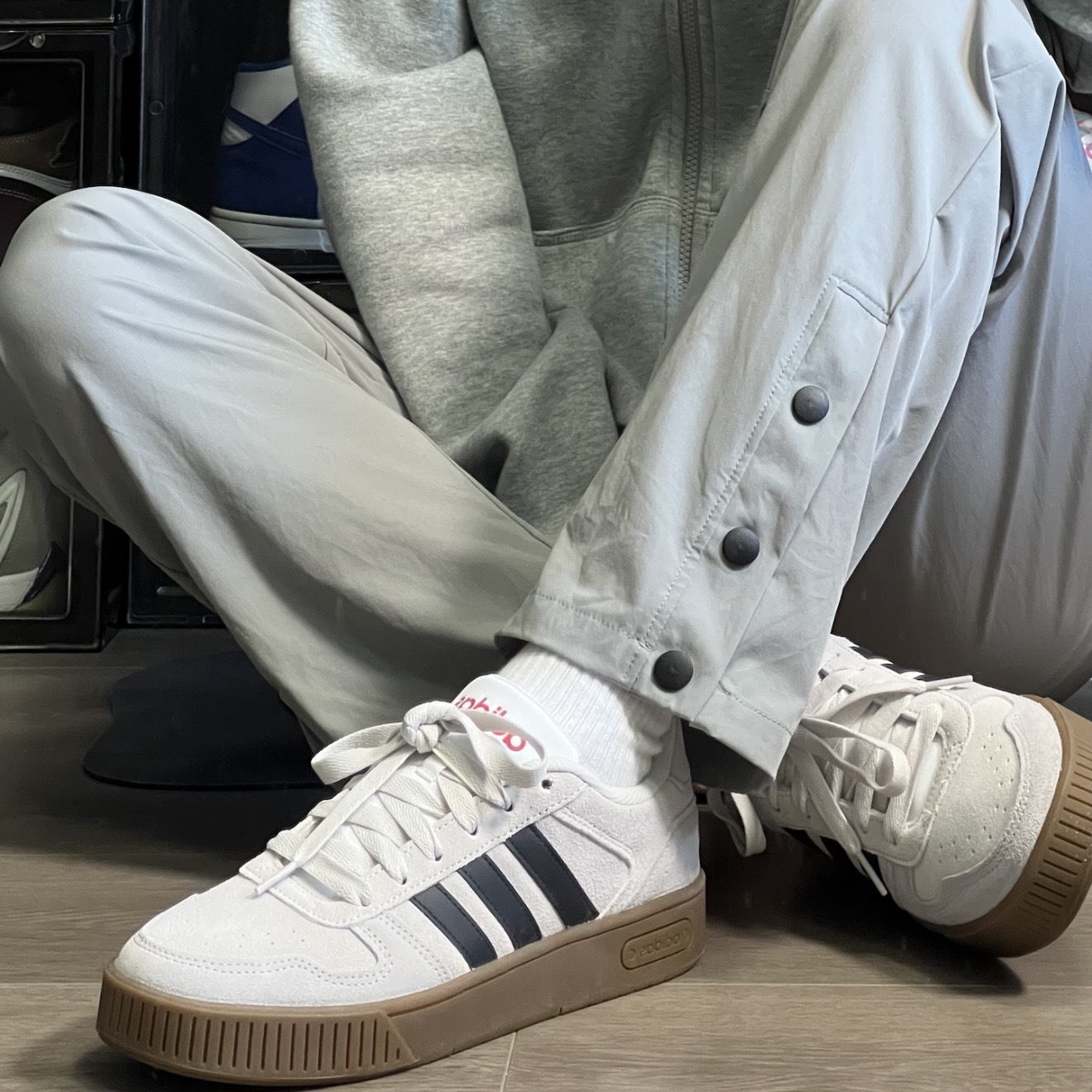 ADIDAS D-PAD CLASSIC 灰黑 麂皮 復古 休閒 男女鞋 JP8232