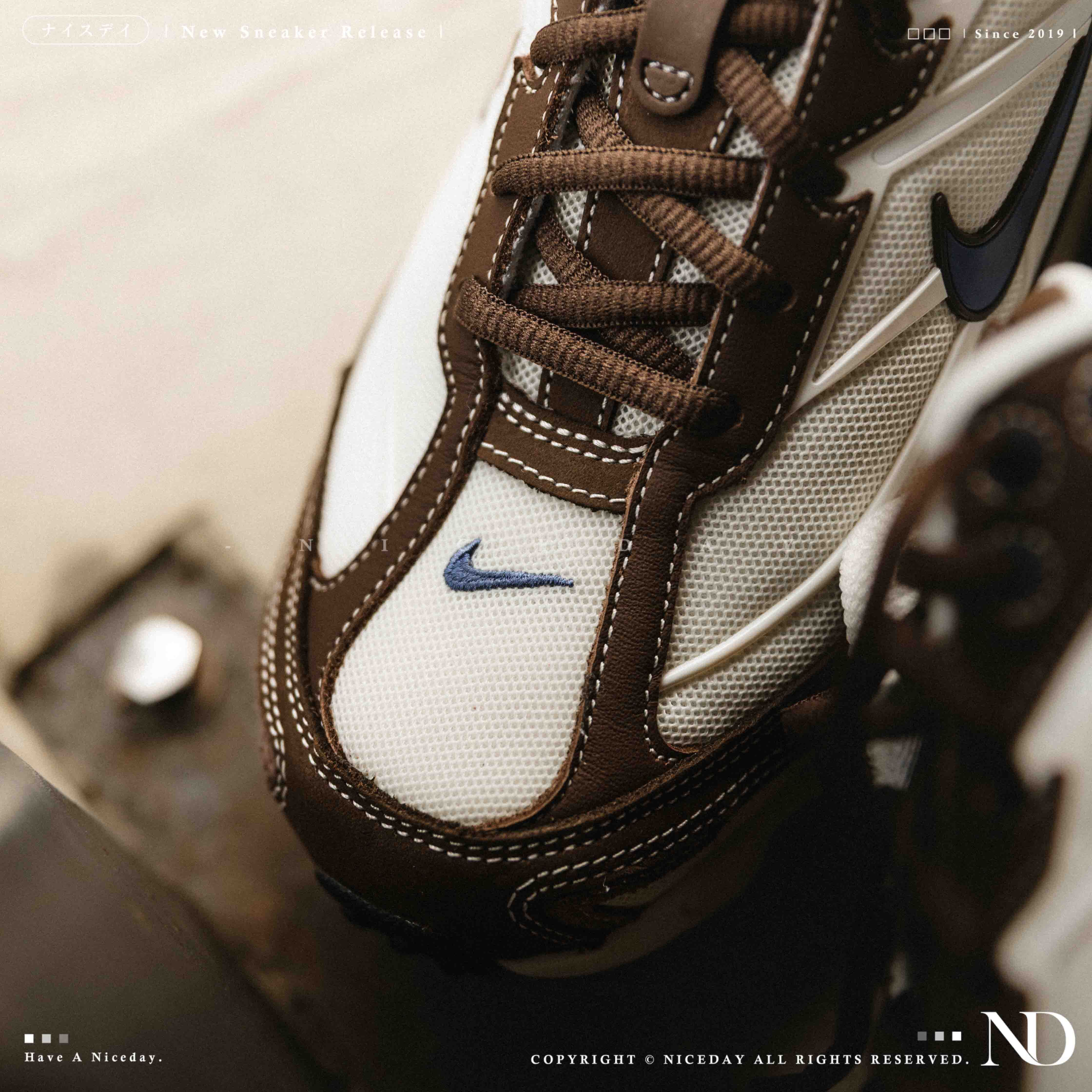 NICEDAY 現貨 Nike Shox Ride 2 巴洛克 棕 可可 白 摩卡 復古 氣墊 彈簧鞋 休閒鞋 HV6349-200