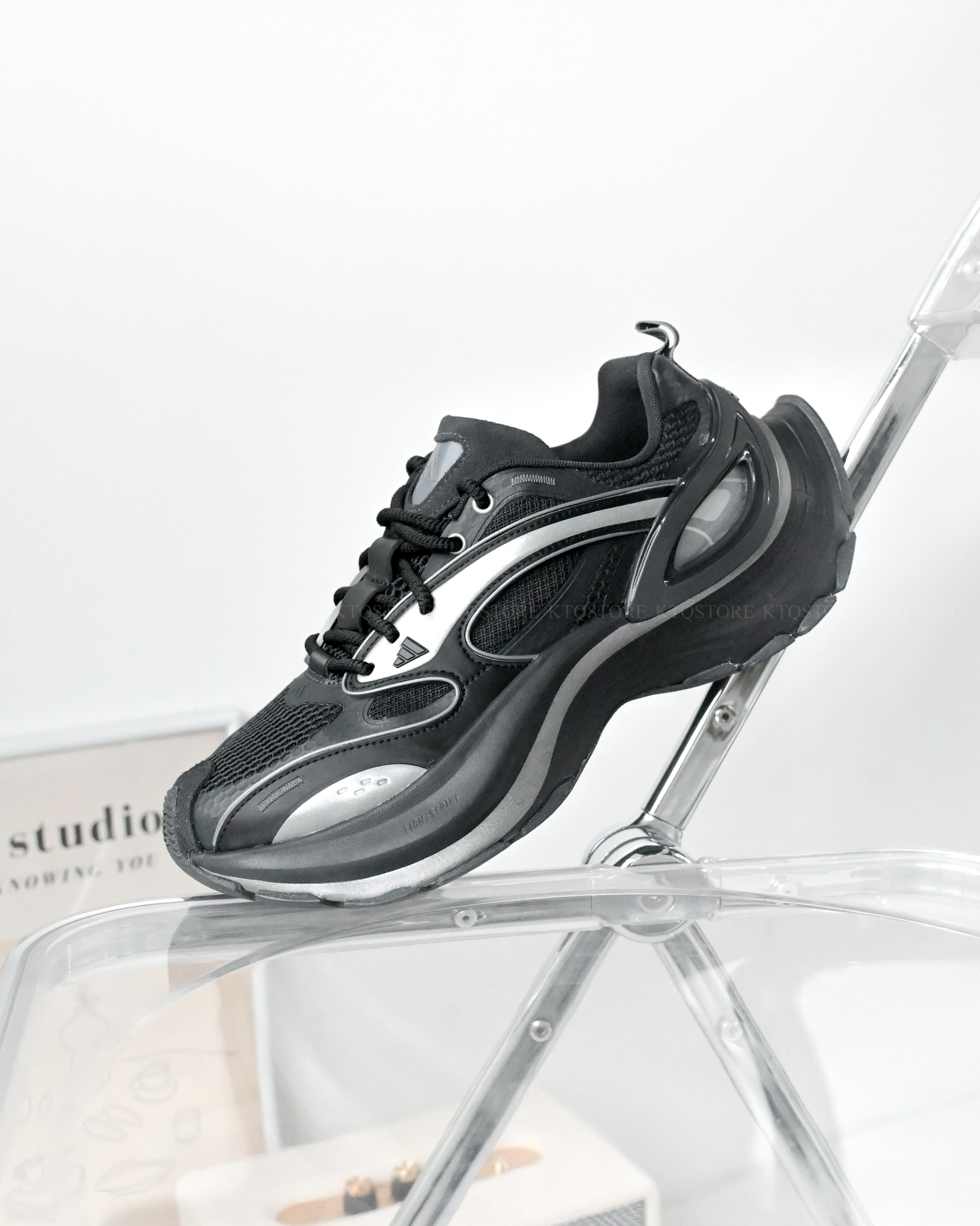 KTQ STORE ‧ Adidas XLG Speed 黑灰 厚底 老爹鞋 機甲鞋 JS4988