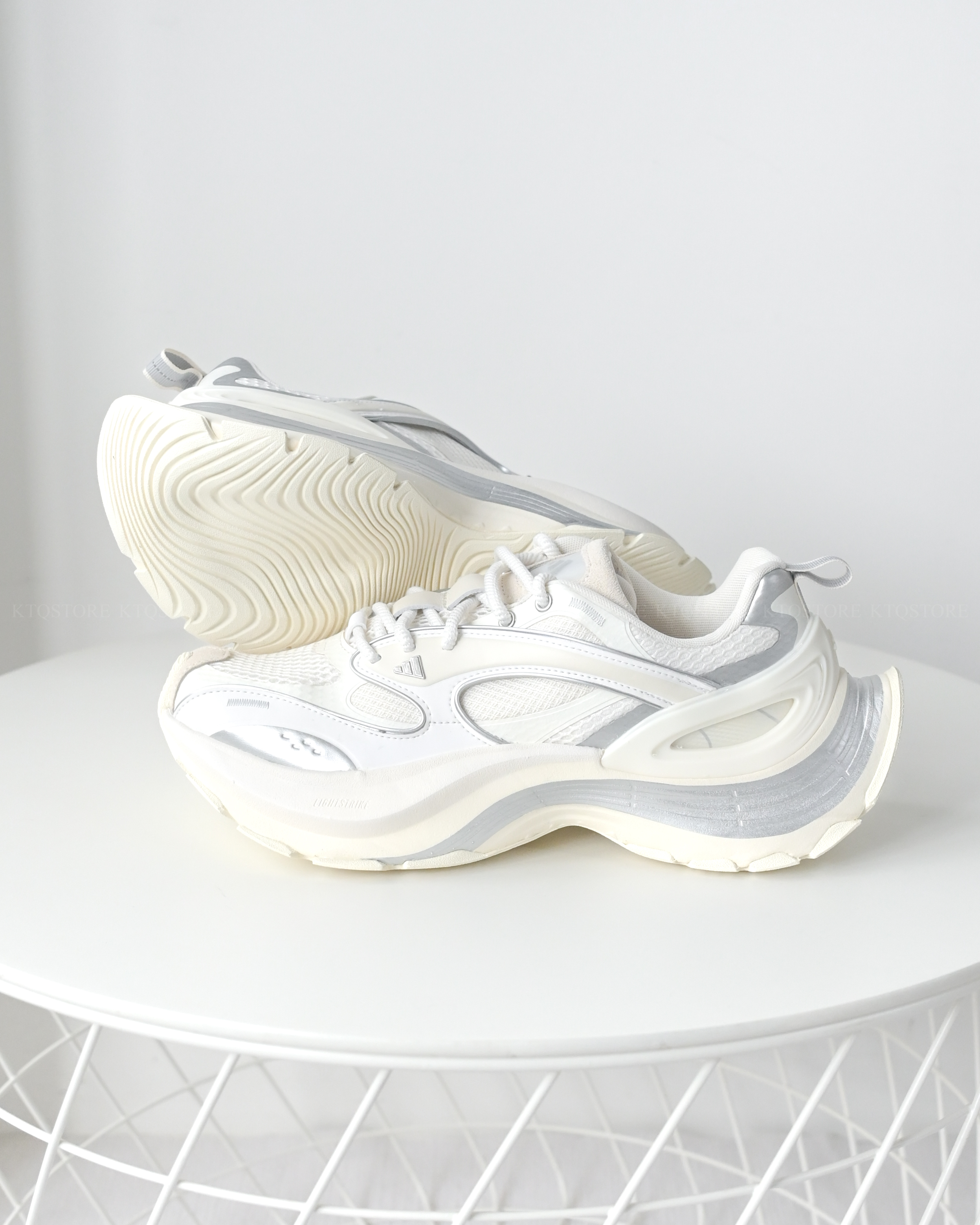 KTQ STORE ‧ Adidas XLG Speed White 白色機甲鞋3.0 復古 老爹鞋 厚底 JS4992