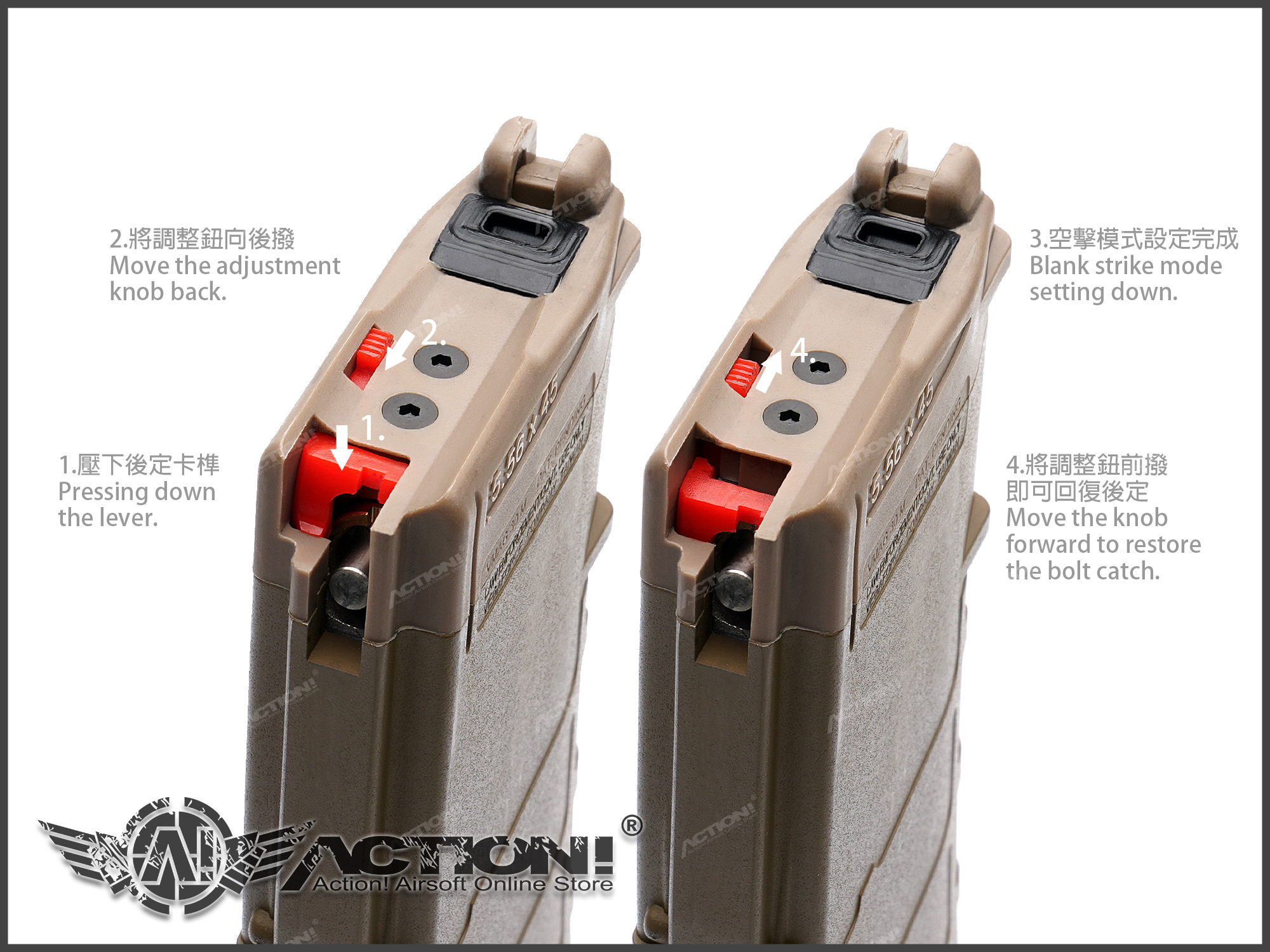 VFC - VMAG V4 30rds Lightweight Gas Magazine for M4 /HK